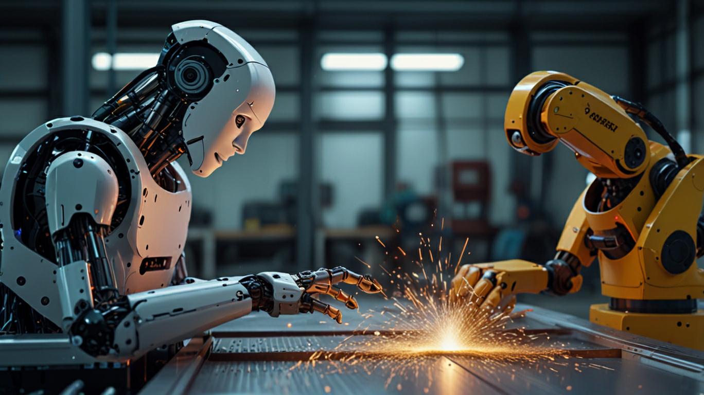 تفاوت دستگاه CNC با هوش مصنوعی و ربات