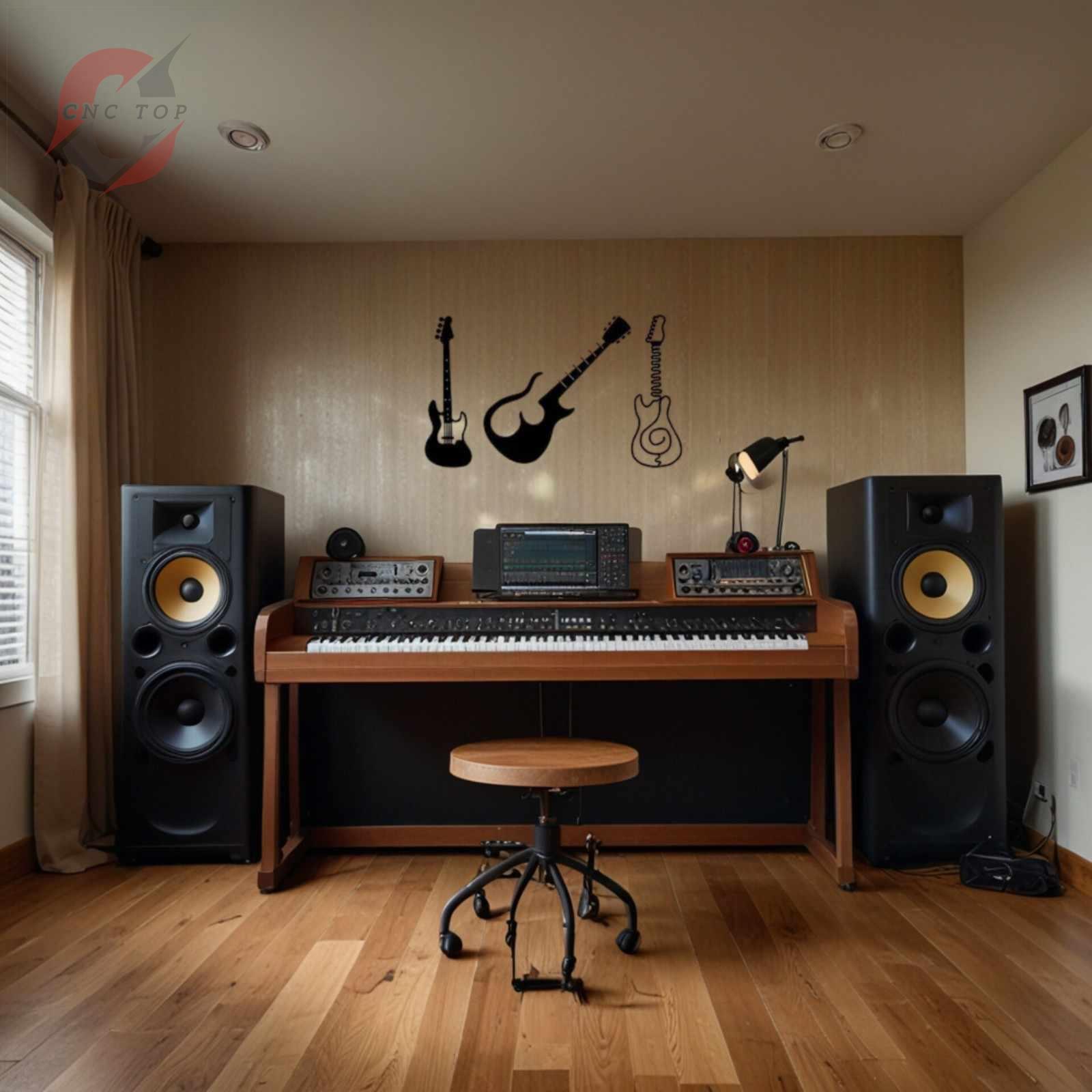  تابلو دیواری CNC طرح 3 گیتار