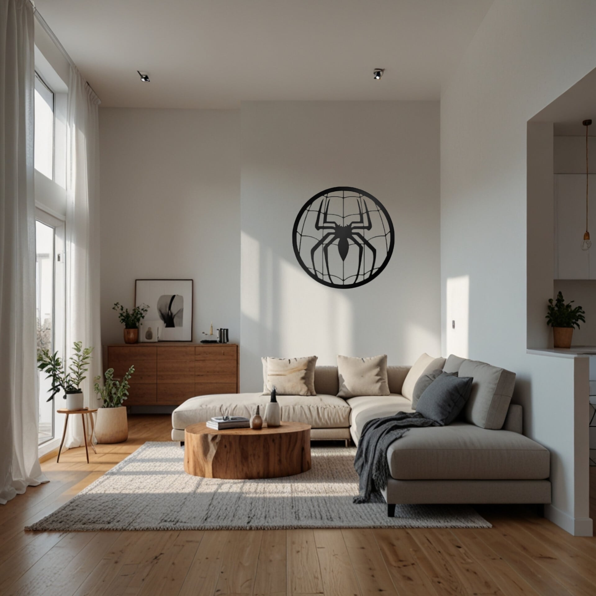  محیط تابلو برش لیزری طرح اسپایدرمن