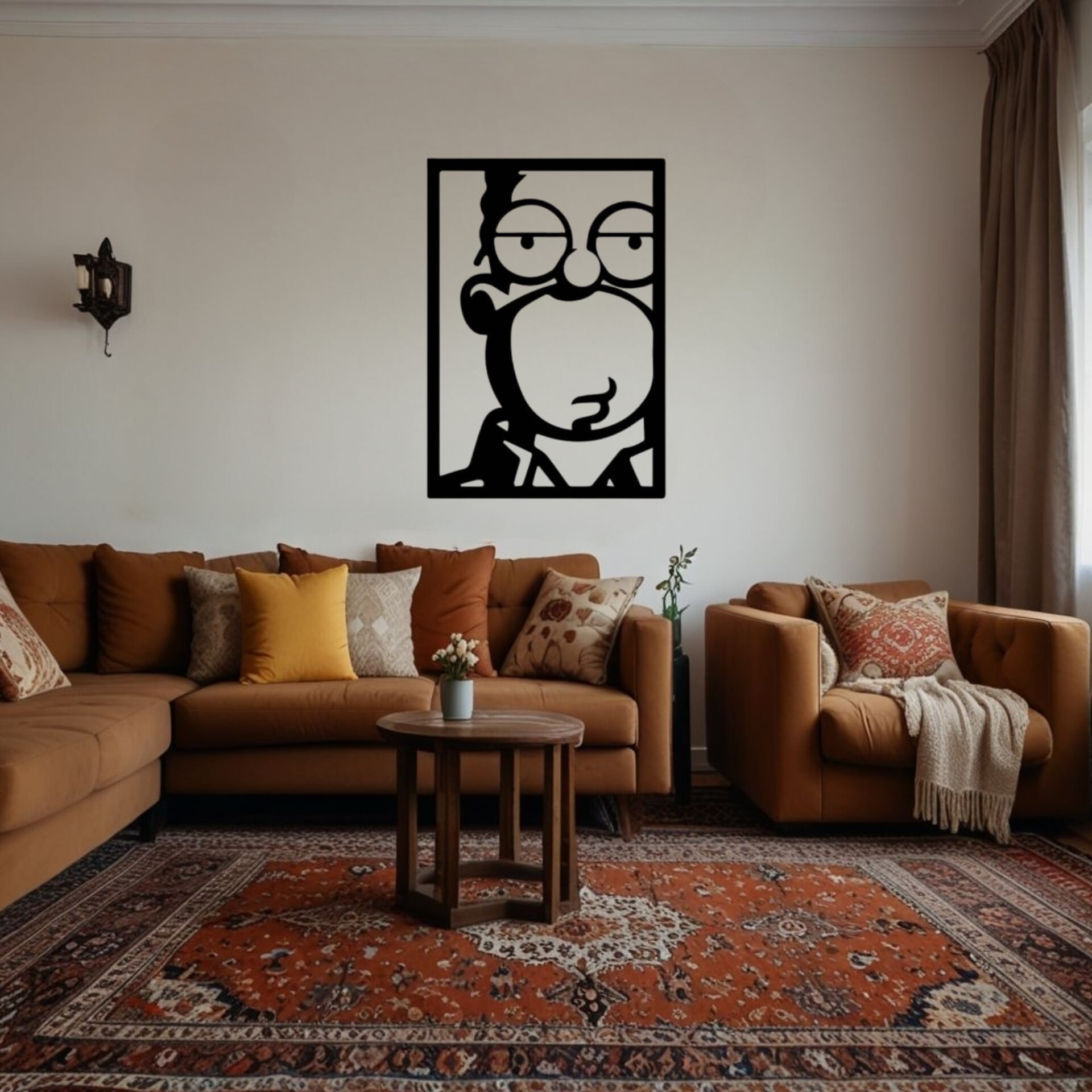  محیط تابلو برش لیزری سیمپسون ها