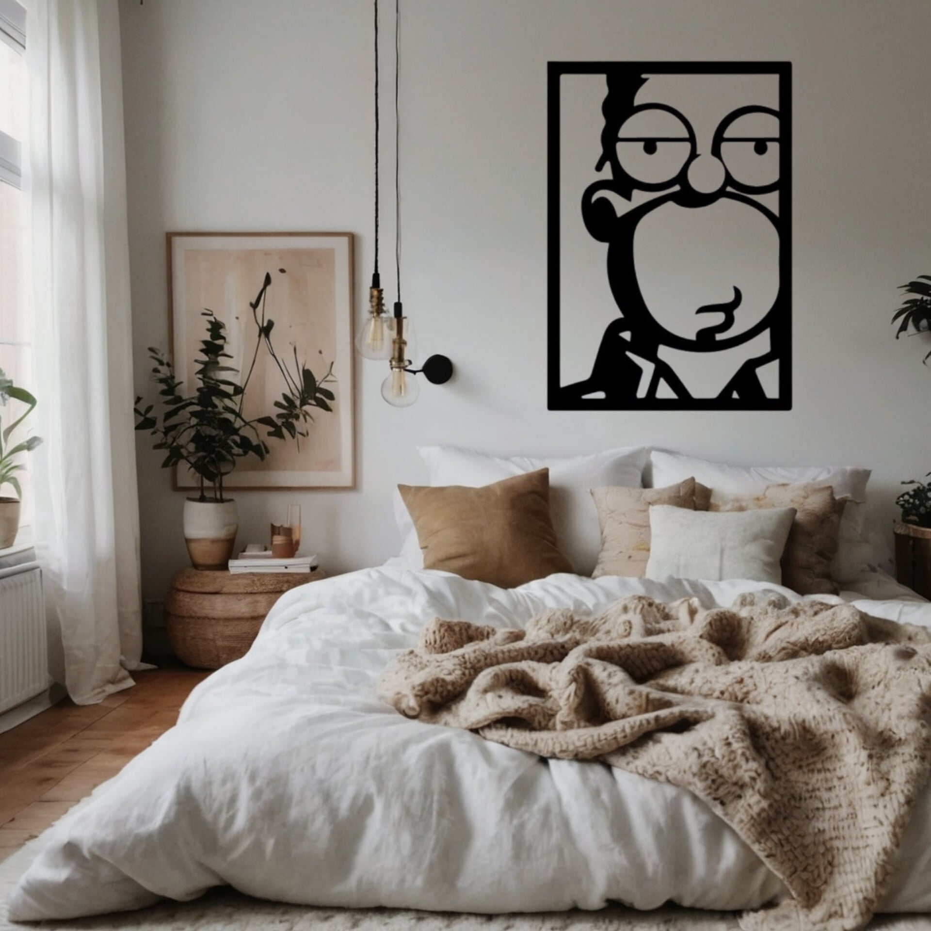  محیط تابلو برش لیزری سیمپسون ها