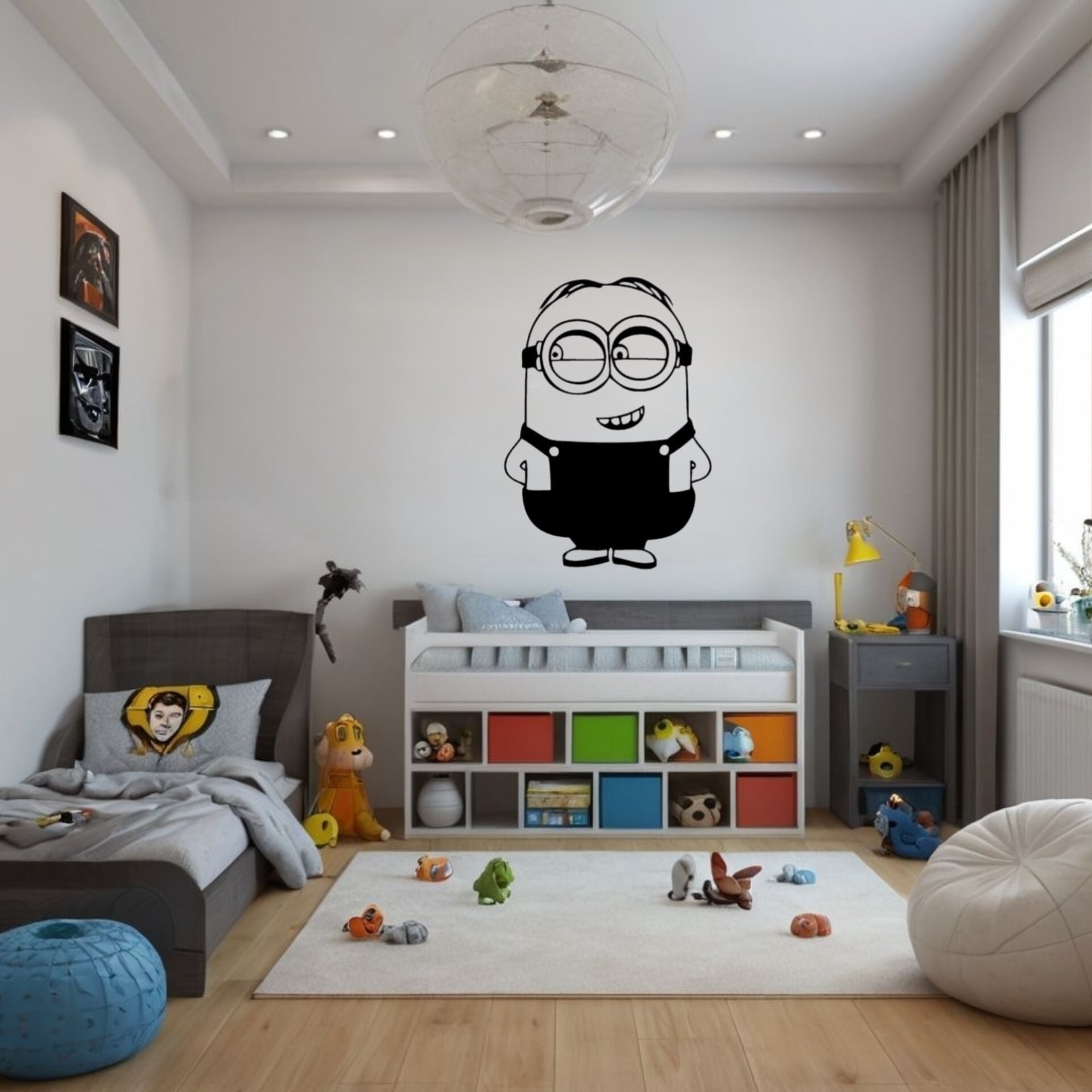  محیط تابلو برش لیزری مینیون ها 