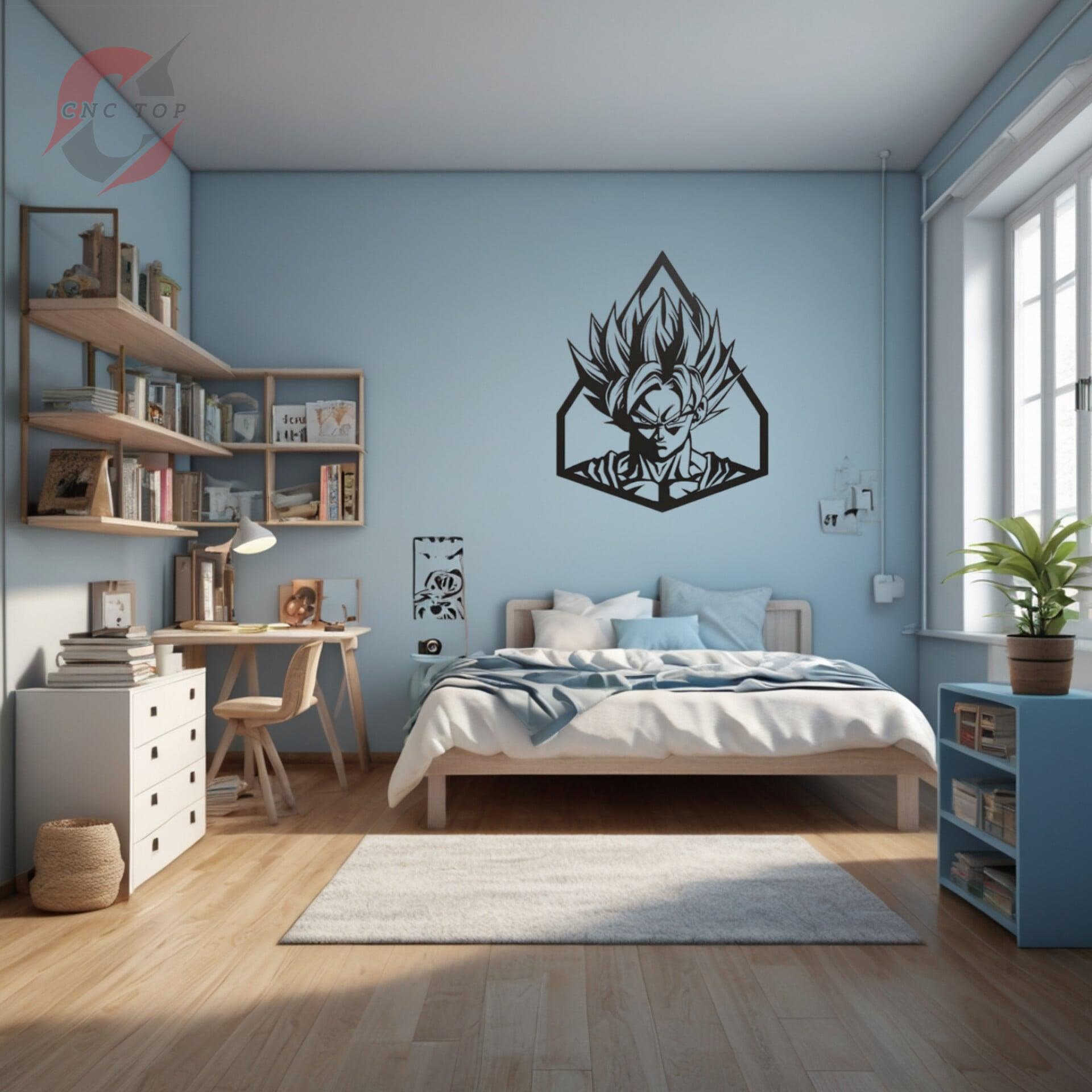  محیط تابلو دیواری برش لیزری طرح گوکو