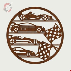 تابلو دیواری CNC طرح ورزشی کد 410