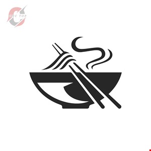 تابلو دیواری CNC طرح کاسه رامن