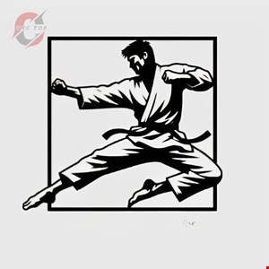 تابلو دیواری CNC طرح ورزشی کد 414