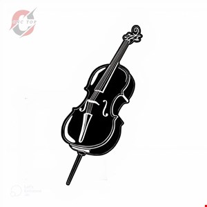 تابلو دیواری CNC طرح ویولن کد 2
