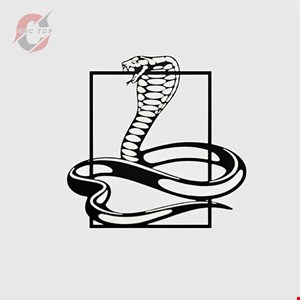 تابلو دیواری CNC طرح مار