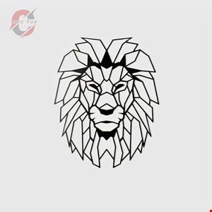 تابلو دیواری CNC طرح شیر
