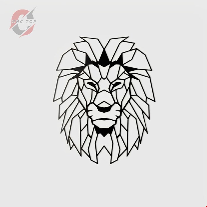 تابلو دیواری CNC طرح شیر