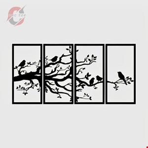  تابلو دیواری CNC تابلو پرنده روی شاخه