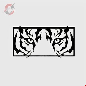 تابلو دیواری CNC طرح ببر