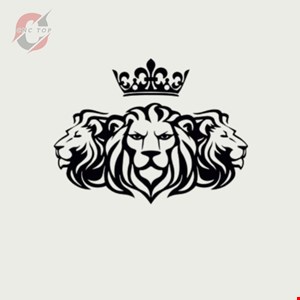 تابلو دیواری CNC طرح شیر کد 10