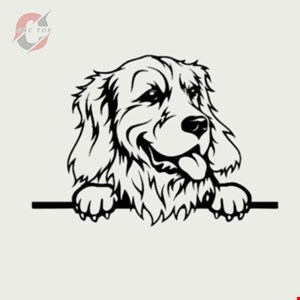 تابلو دیواری CNC طرح سگ کد 5
