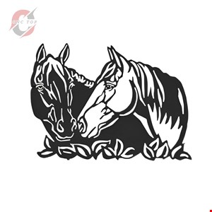 تابلو دیواری CNC طرح اسب کد 8