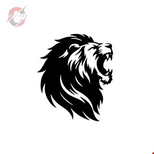 تابلو دیواری CNC طرح شیر کد 6