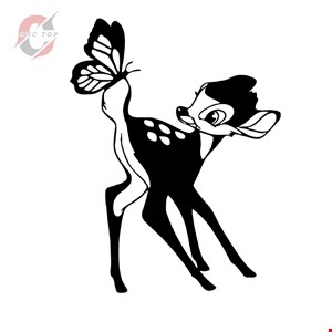 تابلو دیواری CNC طرح آهو کد 3