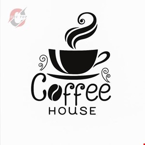 تابلو دیواری CNC طرح فنجون قهوه با نوشته Coffee House
