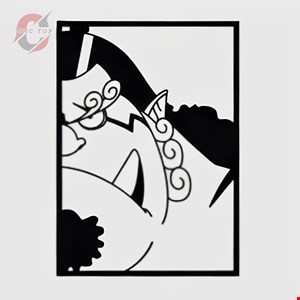 تابلو دیواری CNC طرح جینبه