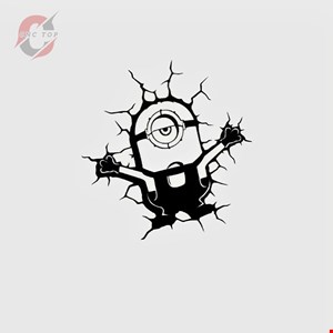 تابلو دیواری CNC طرح مینیون ها