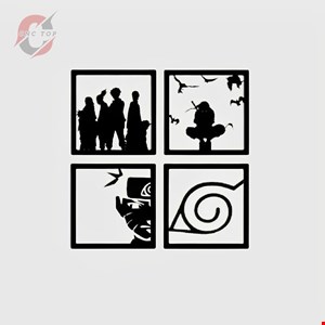 تابلو دیواری CNC طرح ناروتو کد 3