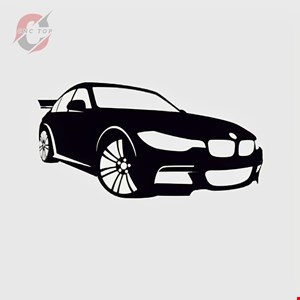 تابلو دیواری CNC طرح ماشین BMW کد 2