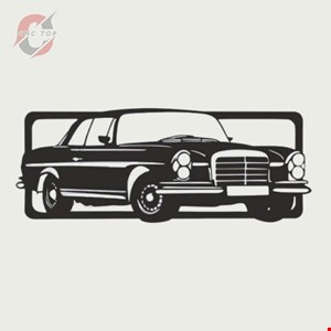تابلو دیواری CNC طرح ماشین کلاسیک کد 3