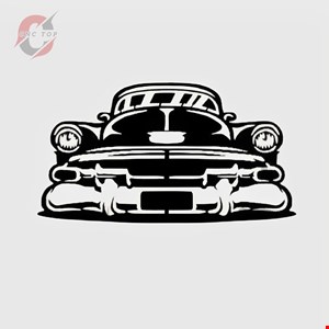 تابلو دیواری CNC طرح ماشین کلاسیک کد 5
